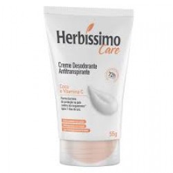 Desodorante HerbÍssimo Care Creme Bisnaga Coco E Vitamina C 55g