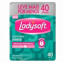 Absorvente Ladysoft Protetor DiÁrio RespiravÉl 40un