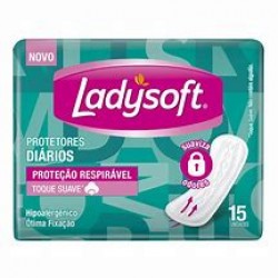 Absorvente Ladysoft Protetor DiÁrio RespiravÉl 15un