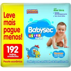 LenÇo Umedecido Babysec Ultra Fresh 48un Leve4 Pague3 Pacotes