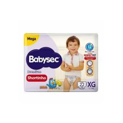 Fralda Babysec Premium Shortinho Mega Xg 22n