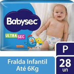 Fralda Babysec Ultra Jumbo P 28un
