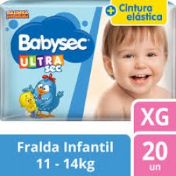 Fralda Babysec Ultra Jumbo Xg 20un