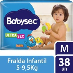 Fralda Babysec Ultra Mega M 38un