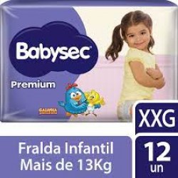 Fralda Babysec Premium Jumbinho Xxg 12un