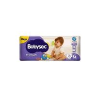 Fralda Babysec Premium Mega G 26un