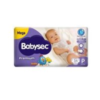 Fralda Babysec Premium Mega P 34un