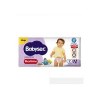 Fralda Babysec Premium Shortinho Mega M 30un
