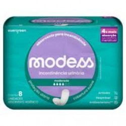 Absorvente Modess GeriÁtrico Moderada 8un