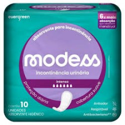 Absorvente Modess GeriÁtrico Intensa 10un