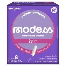 Absorvente Modess Interno Mini Leve 8un