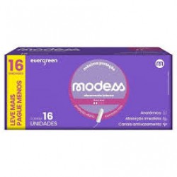 Absorvente Modess Interno Mini Leve 16un