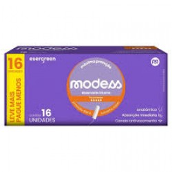 Absorvente Modess Interno Super Intenso 16un