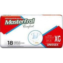 Fralda Masterfral Confort EconÔmica Xg 18un