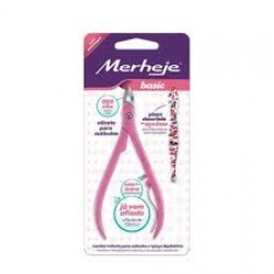 Alicate De CutÍculas Merheje Basic Rosa +pinÇa Decorada