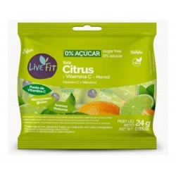 Bala Livefit Citrus+vita C+ Mentol 24g