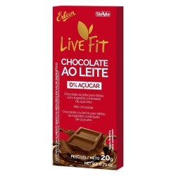 Chocolate Livefit Chocolate Ao Leite 20g