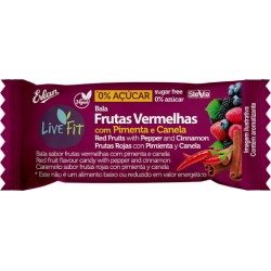 Bala Livefit Frutas Vermelhas 24g