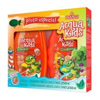 Shampoo+condicionador Acqua Kids Lisos E Finos 250ml