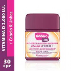 Addera + Cabelo E Unha 2.000 U.i 30cpr