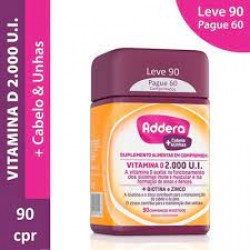 Addera + Cabelo E Unha 2.000 U.i 90cpr
