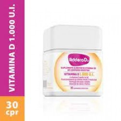 Addera D3 1.000ui Frasco 30cpr