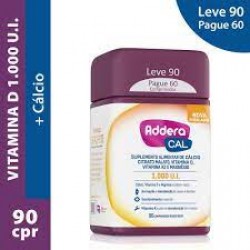 Addera Cal 1.000ui Frasco 90cpr