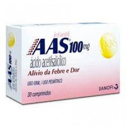 Aas 100mg Infantil Sanofi 30cpr