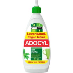AdoÇante Adocyl Stevia Leve160mlpague140ml