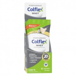 Colflex Whey Sabor Baunilha PÓ 20g Proteina 10 SachÊs
