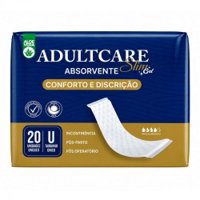 Absorvente Adultcare Unissex Slim Gel 20un