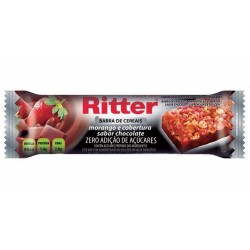 Barra De Cereais Ritter Zero Morango E Chocolate 25g