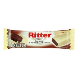 Barra De Cereais Ritter Brownie Chocolate Branco 20g