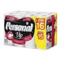 Papel HigiÊnico Personal Vip Folha Dupla Leve16pague15 30mt
