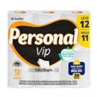 Papel HigiÊnico Personal Vip Folha Dupla Leve12pague11 20mt