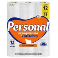 Papel HigiÊnico Personal Neutro Folha Simples 30m Lv12pg11