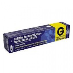 Neomicina + Bacitracina Pomada 15g Gen.teuto