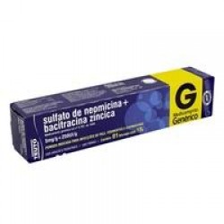Neomicina + Bacitracina Pomada 50g Gen.teuto