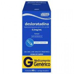 Desloratadina 0,5mg/ml Xpe 60ml Gen.teuto