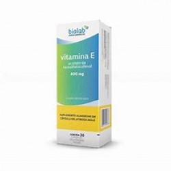Vitamina E 400mg 30cps Biolab