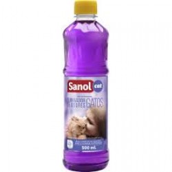 Eliminador De Odores Sanol Gatos Lavanda 500ml