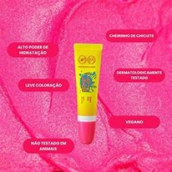 Hidratante Labial Laby ChiclÉ Cor E Brilho Tutti-frutti 10g