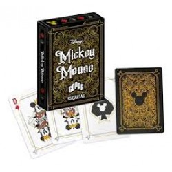 Baralho Disney Mickey Mouse Preto E Dourado 55 Cartas