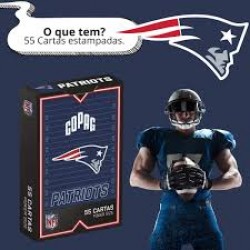 Baralho Copag Nfl New England Patriots 55 Cartas