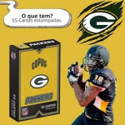 Baralho Copag Nfl Green Bay Packers 55 Cartas