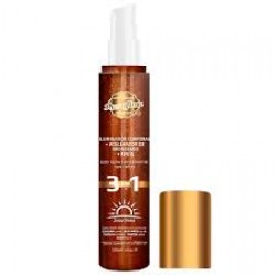 Iluminador Corporal Parafina Bronze Solar Shine Fps15 120ml