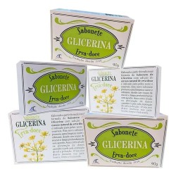 Sabonete Augusto Caldas Glicerina Erva Doce 5und 90g
