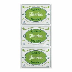 Sabonete Augusto Caldas Glicerina Erva Doce 3und 90g