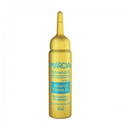 Ampola MÁrcia Hidrashock Queratina Vtamina B5 10ml