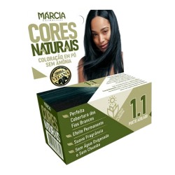Tintura MÁrcia Cores Naturais 1.1 Preto Azulado 12g